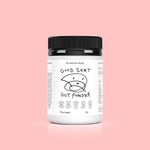 A tub of Good Shit pre + probiotic Gut Powder, containing enough powder for 7 days