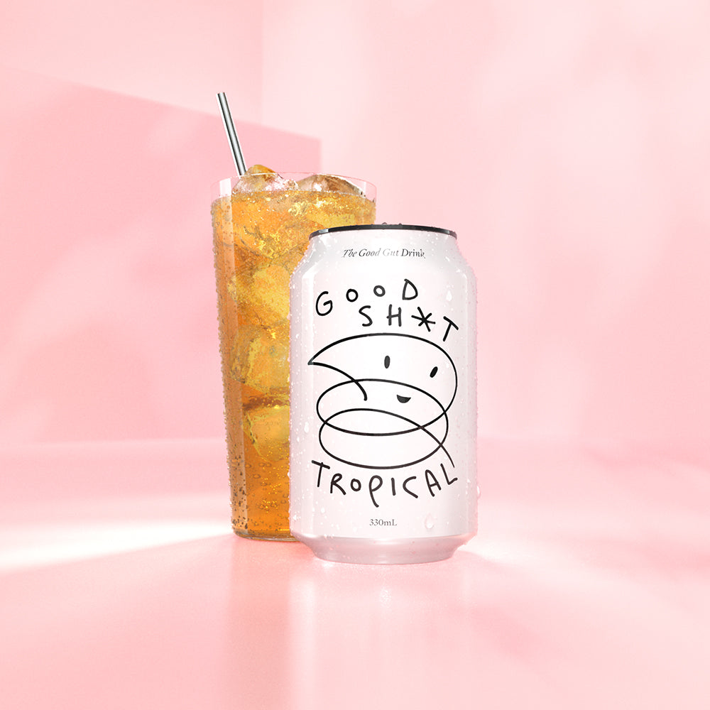 Tropical  英語版 Tropical | Pre + Probiotic Soda | Good Gut Drink – Good Sh*t